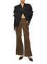 Figure View - Click To Enlarge - JUUN.J - Detachable Knee Dark Wash Cargo Pants