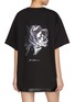 Back View - Click To Enlarge - JUUN.J - Oversized Printed Cotton T-Shirt