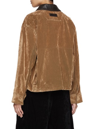 Back View - Click To Enlarge - JUUN.J - Velvet Work Jacket