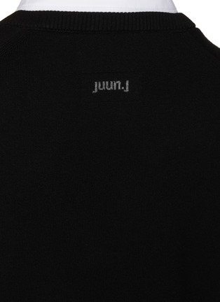  - JUUN.J - Shirts Patched V-neck Top