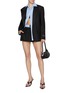 Figure View - Click To Enlarge - ALEXANDERWANG - Prestyled Pleated Skort