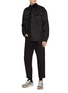 Figure View - Click To Enlarge - PRADA - Double Pocket Snap Button Overshirt