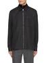 Main View - Click To Enlarge - PRADA - Prince Of Wales Logo Virgin Wool Overshirt