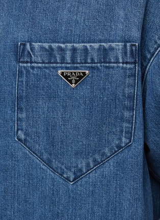  - PRADA - Medium Wash Denim Overshirt