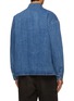 Back View - Click To Enlarge - PRADA - Medium Wash Denim Overshirt