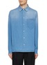 Main View - Click To Enlarge - PRADA - Gradient Wash Pocket Denim Shirt