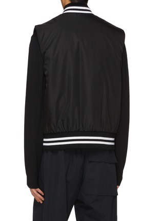 Back View - Click To Enlarge - PRADA - Emblem Varsity Puffer Vest