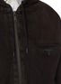 Detail View - Click To Enlarge - PRADA - Overdyed Hooded Denim Jacket