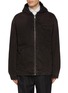 Main View - Click To Enlarge - PRADA - Overdyed Hooded Denim Jacket