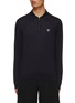 Main View - Click To Enlarge - PRADA - Zip Neck Wool Polo Shirt