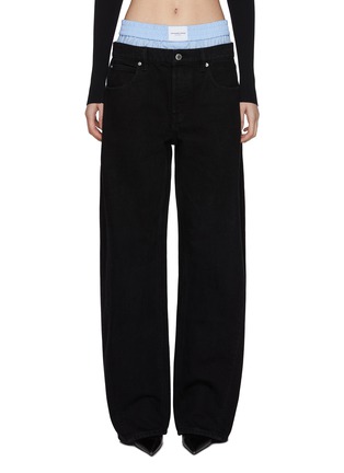 Main View - Click To Enlarge - ALEXANDERWANG - Prestyle Boxer Ballon Jeans