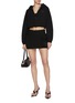 Figure View - Click To Enlarge - T BY ALEXANDER WANG - Oversize Pocket Cargo Mini Skirt