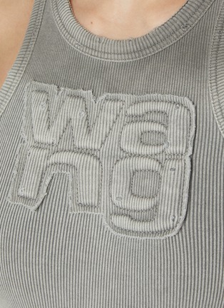  - T BY ALEXANDER WANG - Distressed Edge Logo Maxi Dress