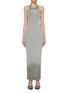 Main View - Click To Enlarge - T BY ALEXANDER WANG - Distressed Edge Logo Maxi Dress