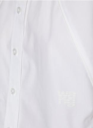  - T BY ALEXANDER WANG - Cropped Sleeveless Cotton Shirt