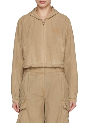 Main View - Click To Enlarge - T BY ALEXANDER WANG - Cropped Zip Up Jacket