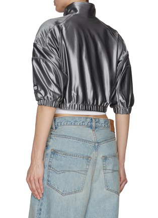 Back View - Click To Enlarge - T BY ALEXANDER WANG - Cropped Track Jacket