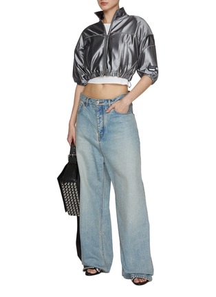 Figure View - Click To Enlarge - T BY ALEXANDER WANG - Cropped Track Jacket