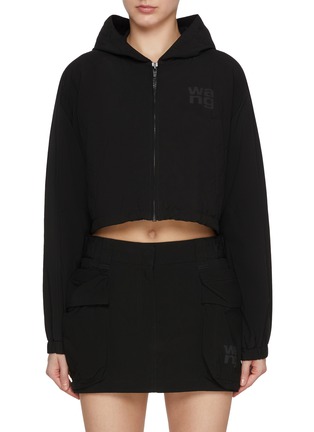 Main View - Click To Enlarge - T BY ALEXANDER WANG - Cropped Zip Up Jacket