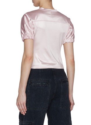 Back View - Click To Enlarge - T BY ALEXANDER WANG - Football Jersey Top