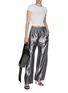 Figure View - Click To Enlarge - T BY ALEXANDER WANG - Piping Track Pants