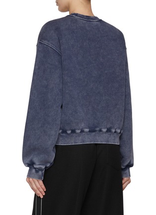 Back View - Click To Enlarge - T BY ALEXANDER WANG - Essential Puff Logo Terry Sweatshirt