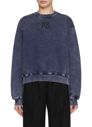 Main View - Click To Enlarge - T BY ALEXANDER WANG - Essential Puff Logo Terry Sweatshirt