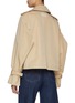 Back View - Click To Enlarge - KENZO - Double Breasted Short Kimono Trench Jacket