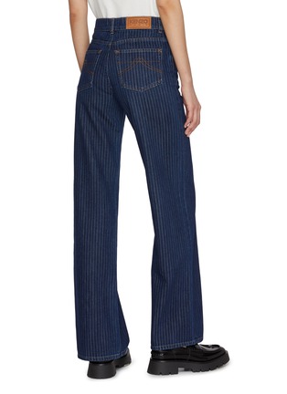 Back View - Click To Enlarge - KENZO - Ayame Striped Jeans