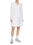 Figure View - Click To Enlarge - KENZO - Pleated Cotton Shirt Dress