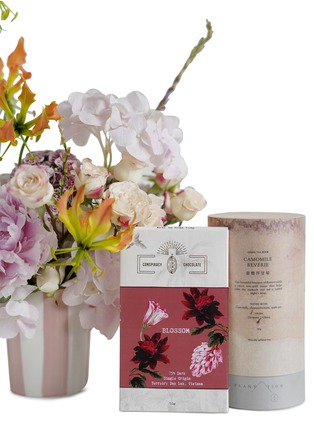 Detail View - Click To Enlarge - ELLERMANN FLOWER BOUTIQUE - Pamper Pot Flower Gift Set