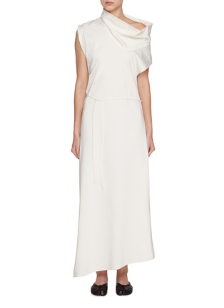 Main View - Click To Enlarge - RUOHAN - Cielo Asymmetric Maxi Dress