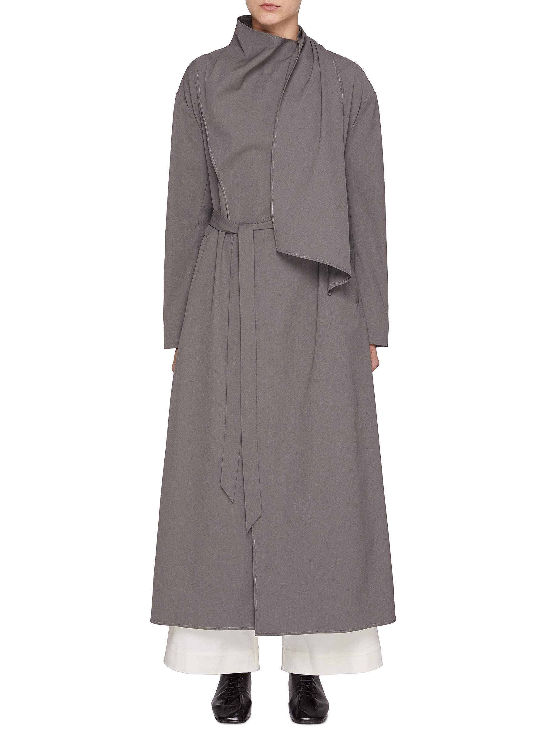 RUOHAN ZIP TRENCH COAT