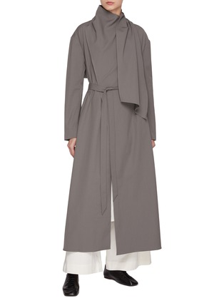 Figure View - Click To Enlarge - RUOHAN - Elba Belted Soft Trench Coat