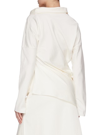 Back View - Click To Enlarge - RUOHAN - Cielo Asymmetric Hem Shirt