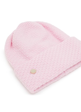 Detail View - Click To Enlarge - INVERNI - Cashmere Fold Beanie