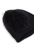 Detail View - Click To Enlarge - INVERNI - Sude Fur Pom Pom Cashmere Fold Beanie