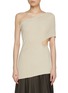 Main View - Click To Enlarge - RUOHAN - Taboga Asymmetrical Silk Cashmere Knit Top