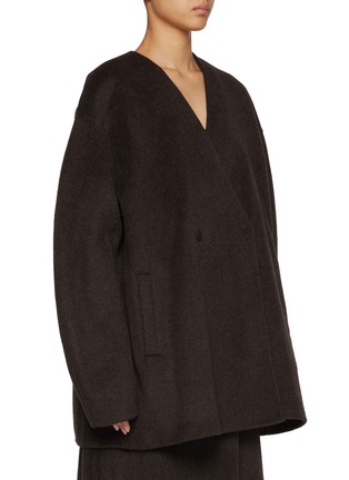 Detail View - Click To Enlarge - RUOHAN - Wolin Wool Cashmere Coat