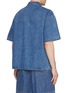 Back View - Click To Enlarge - PRADA - Medium Wash Pocket Denim Shirt