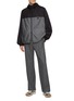 Figure View - Click To Enlarge - PRADA - Two-Tone Hooded Windbreaker Jacket