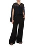 Figure View - Click To Enlarge - CALCATERRA - Front Button See-Through Cotton Silk Top
