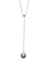 Main View - Click To Enlarge - JEWELMER - Champagne 18K White Gold Pearl Necklace