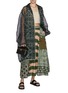 Figure View - Click To Enlarge - STUDIO 133 BIYAN - Oversized Sheer Silk Coat