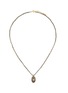 Main View - Click To Enlarge - MARIE LAURE CHAMOREL - N° 861 Gold Finished Sterling Silver Ruthenium Diamond Necklace