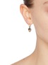 Figure View - Click To Enlarge - MARIE LAURE CHAMOREL - N° 814 Gold Finished Sterling Silver Earrings