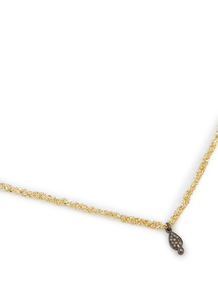 Detail View - Click To Enlarge - MARIE LAURE CHAMOREL - N° 864 Gold Finished Sterling Silver Necklace