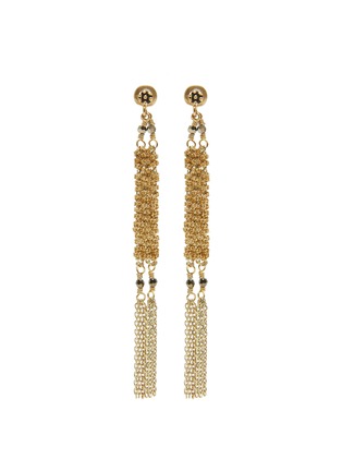 Main View - Click To Enlarge - MARIE LAURE CHAMOREL - N° 573 Gold Toned Sterling Silver Earrings