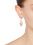 Figure View - Click To Enlarge - MARIE LAURE CHAMOREL - N° 841 Gold Finished Sterling Silver Earrings