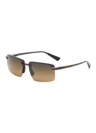 Main View - Click To Enlarge - MAUI JIM - Acetate Rectangle Sunglasses